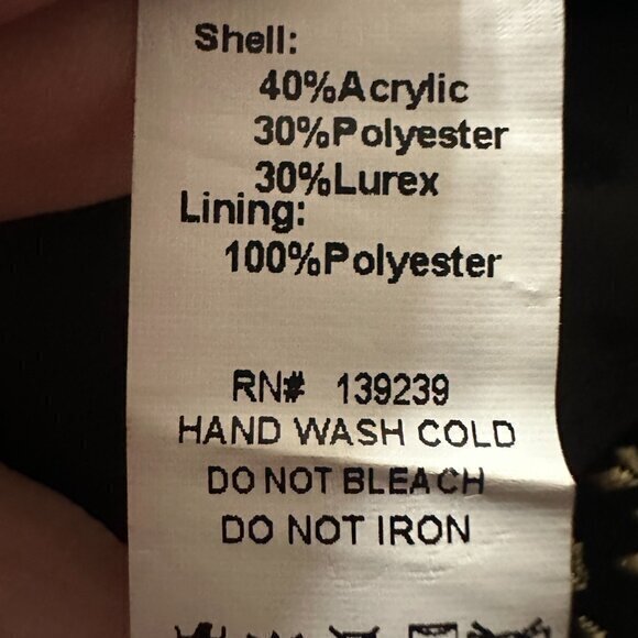 DO+BE Dress Womens Large‎ Black Gold spaghetti strap flare swing skater metallic - Picture 7 of 7